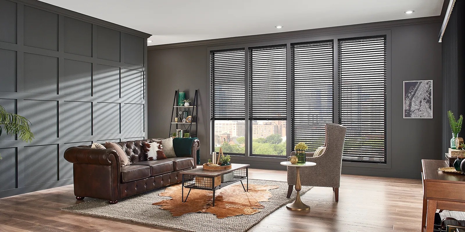 Blinds for living area | Floor to Ceiling Grand Island