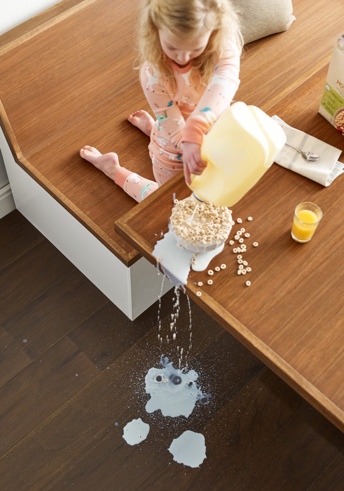 Milk spill cleaning | Floor to Ceiling Grand Island
